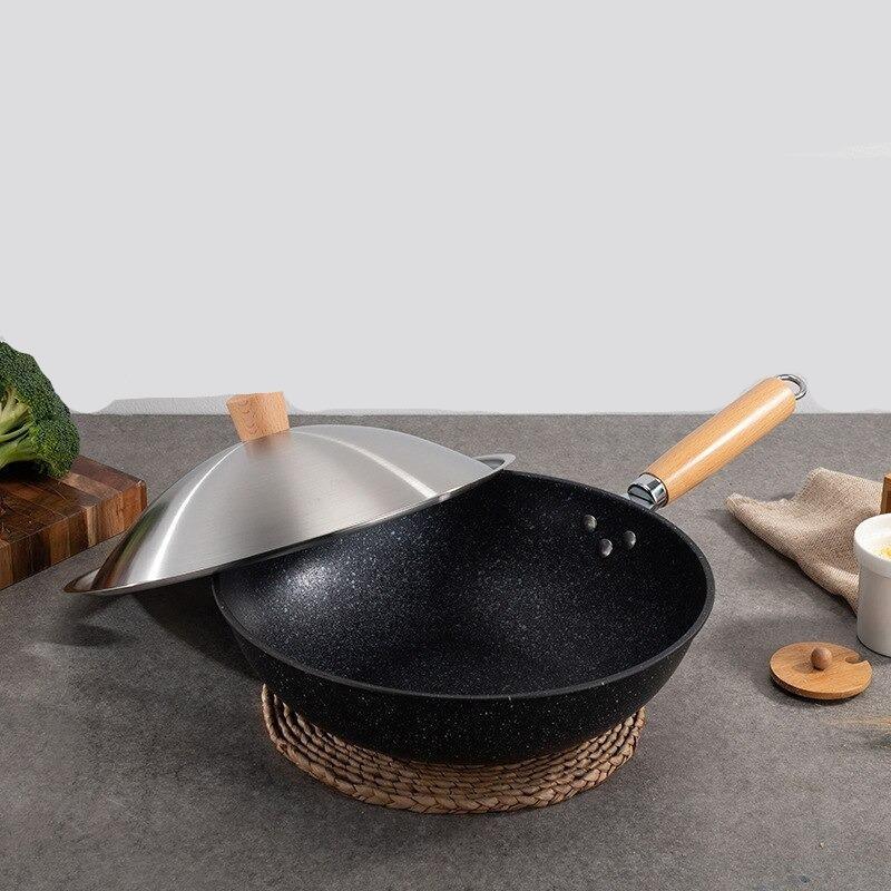 Le Aino Wok mit flachem Boden