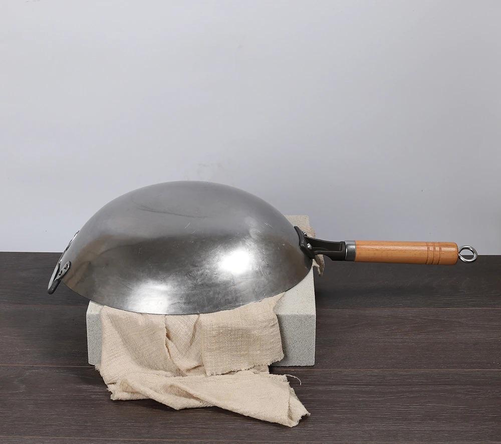Le Gassan echter chinesischer Wok Verpackung mit Gusseisen-Lieferumfang