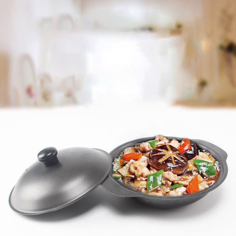 Le Maisan Gusseisen Wok emailliert mit Lieferumfang in Originalverpackung