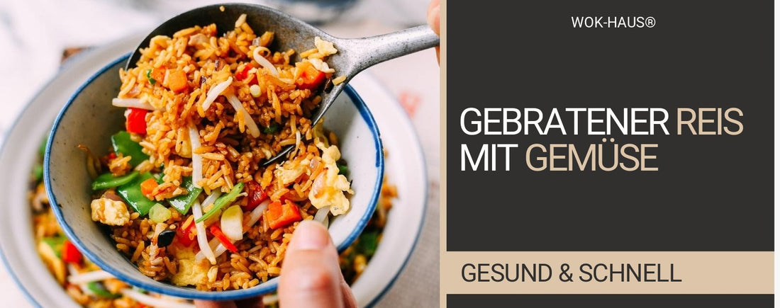 Gebratener Reis mit Gemüse und Ei