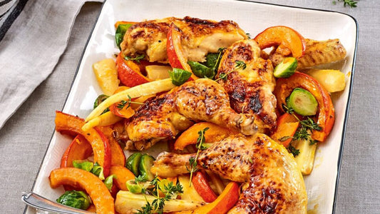 Würziges Hähnchen mit Bambus im Wok
