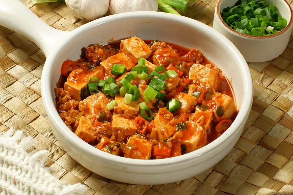 Tofu gedämpft auf kantonesische Art