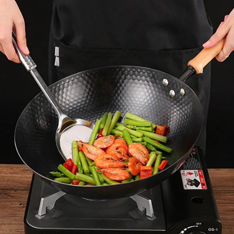 Wok Kohlenstoffstahl