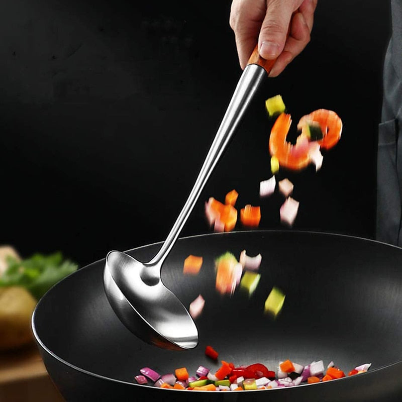Le Kit Wok Pfannenwender Set in eleganter Geschenkverpackung mit Zubehör