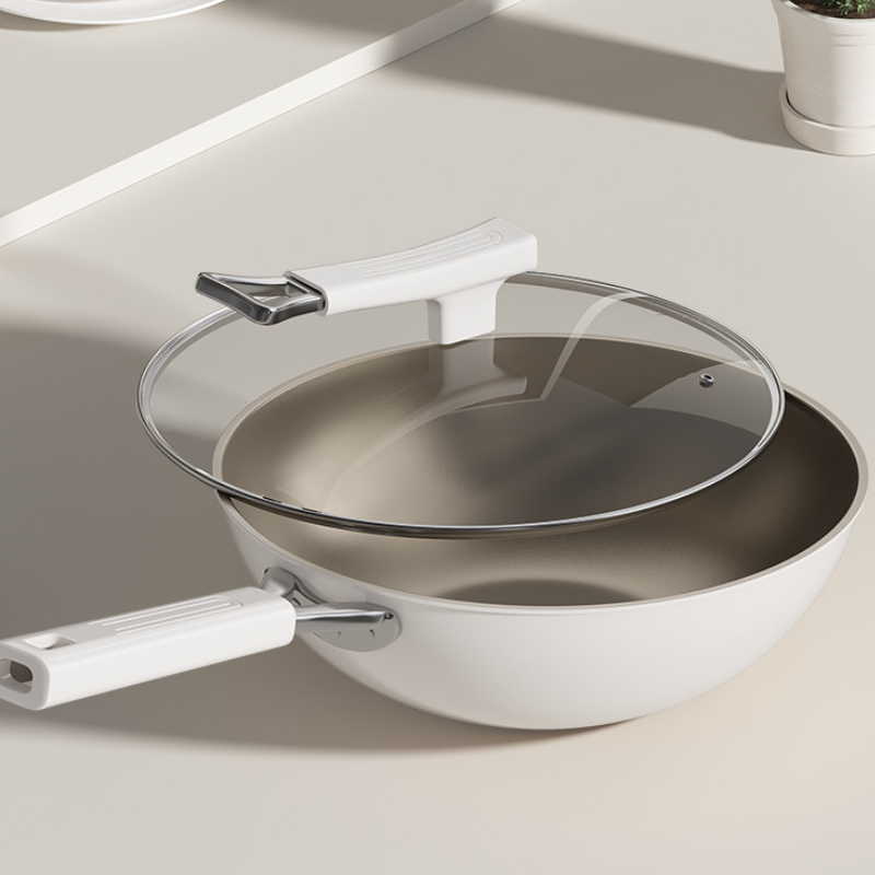 Le Asahidake Wok Keramik Induktion komplett in Originalverpackung