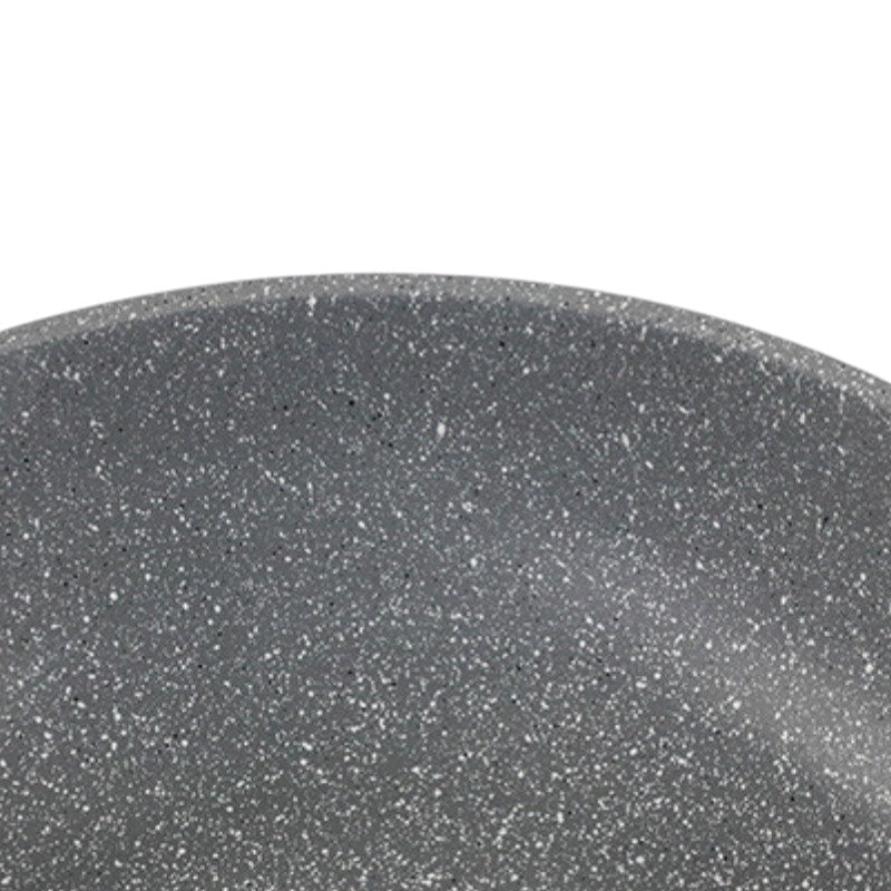 Le Hayachine Granit Wok aus Aluminium mit Pfannenwender im Lieferumfang