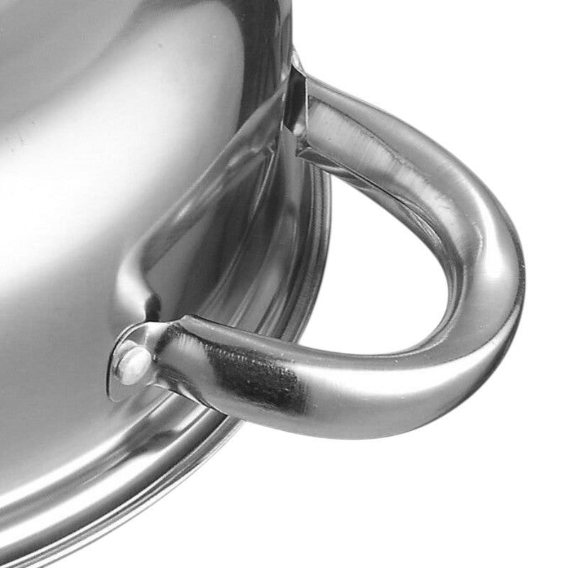 Le Senami Wok Set Detail des hitzebeständigen Seitengriffs
