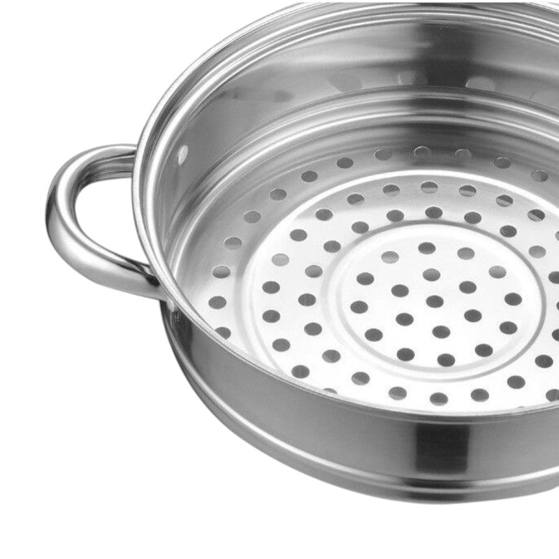 Le Senami Wok Set mit Dünsteinsatz und Holzwender im Set
