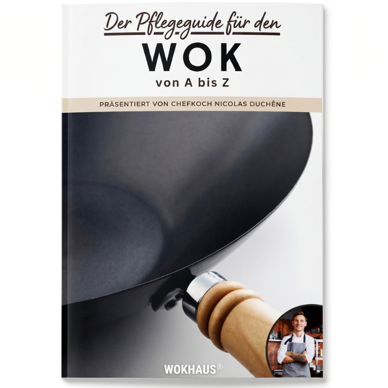 Le Yokami digitaler Ratgeber Wok-Pflege von A bis Z als praktisches eBook-Cover