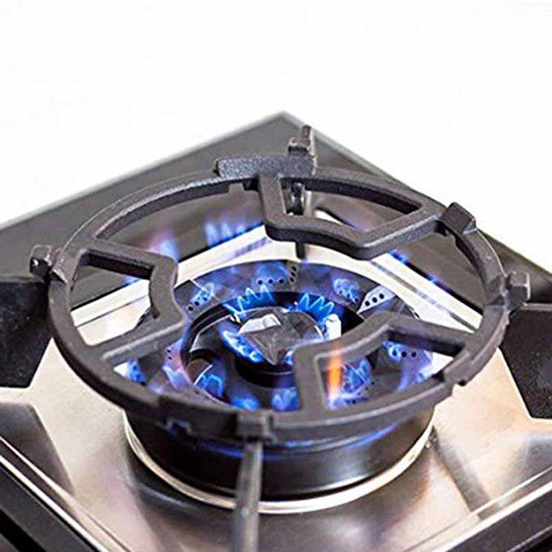 Le Hiraki Wok Ring Aufsatz aus Edelstahl in alternativer Perspektive