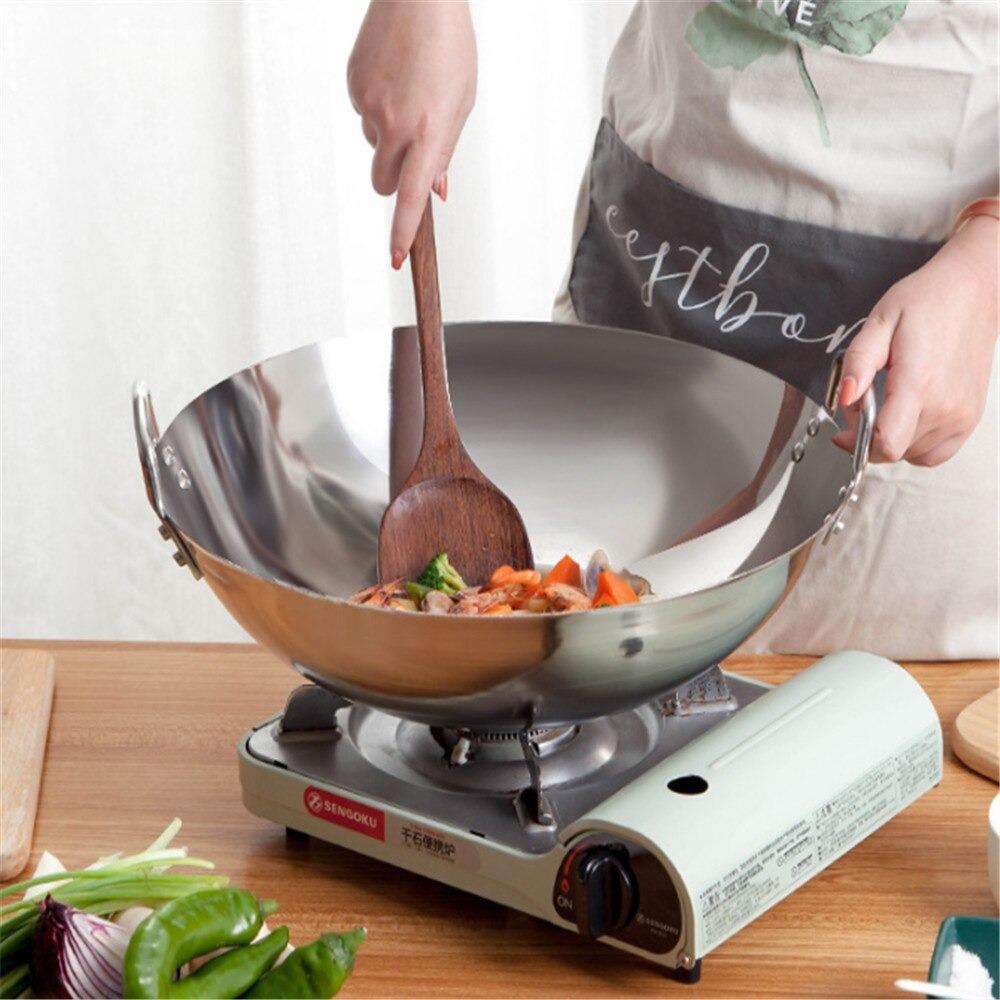 Le Hotaka 30 cm Wok mit Originalverpackung und Lieferumfang
