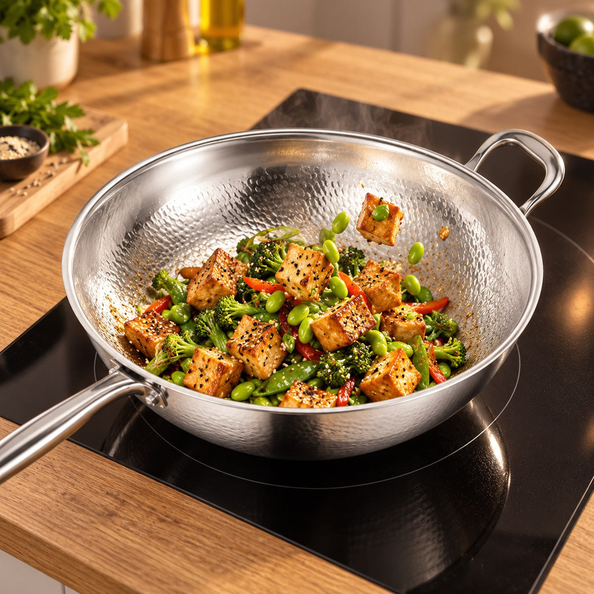 Le Myogi – Edelstahl Wok Bild
