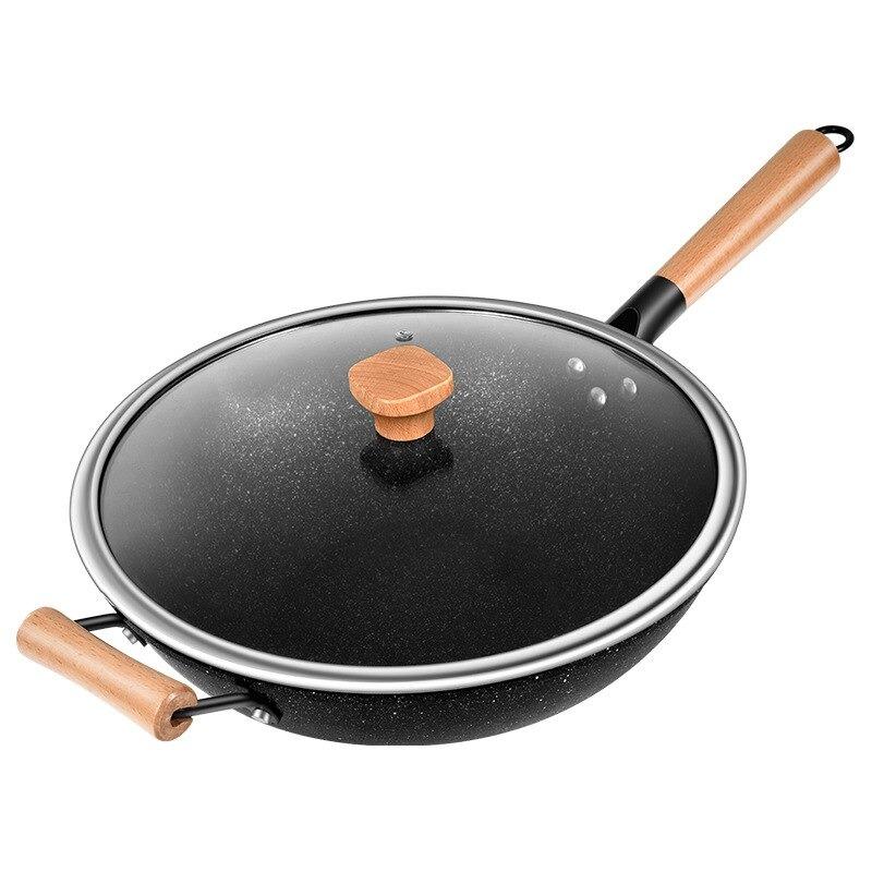 Wok mit abnehmbarem Griff