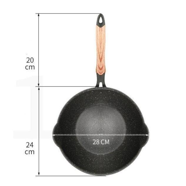 Le Tsurugi Wok 28 Keramikbeschichtet in hochwertiger Geschenkverpackung mit Zubehör