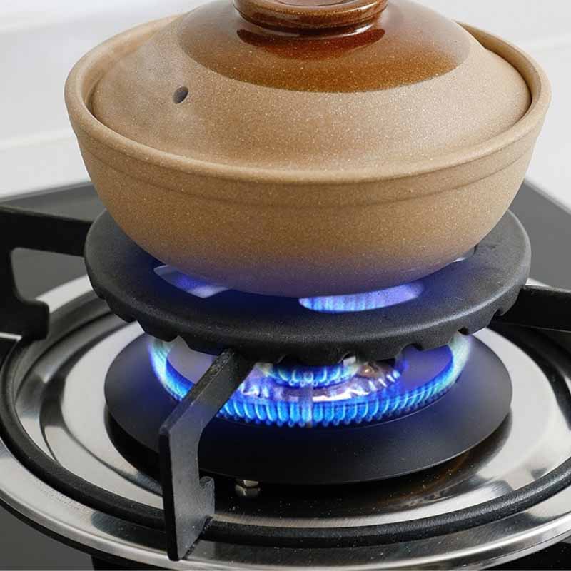 Le Tomura Wok Burner Ring Detail des massiven Materials und der Rippen