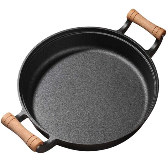 Le Gamaksan Gusseisen BBQ Wok in produktneutraler Vorderansicht abgebildet