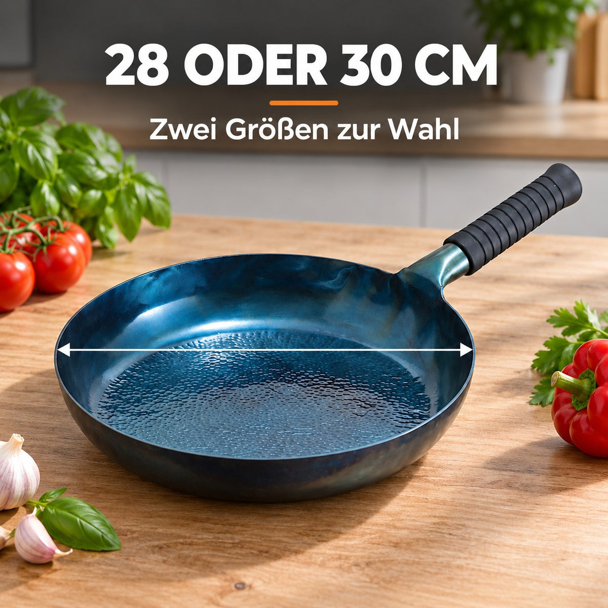 Le Apoi – Wok für Alle Herdarten, 28 ODER 30 CM: Zwei Größen zur Wahl